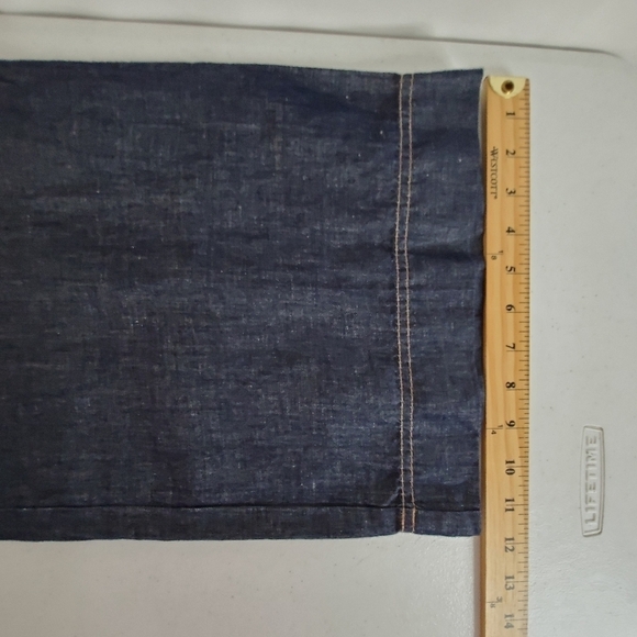 Talbots Woman Petites Heritage Pants Size 22W Linen Cotton Blend Wide Leg NEW - Picture 10 of 13